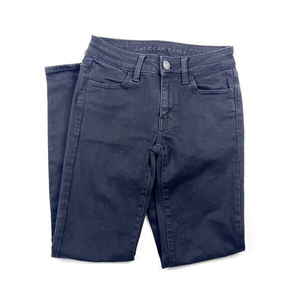 AE Next Level Low-Rise Jegging in Black - Picture 4 of 6